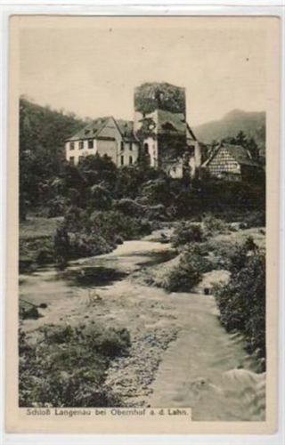 Obernhof Obernhof a.d. Lahn mit Schloß Langenau ungelaufen Gute Erhaltung.