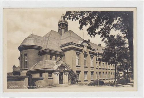 Oederan in Sachsen. Amtsgericht gelaufen am 11.07.1932. Gute Erhaltung.