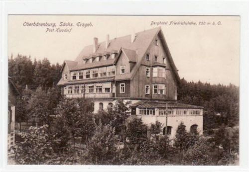 Kurort Bärenburg Oberbärenburg bei Kipsdorf mit Berghotel Friedrichshöhe ungelaufen Gute Erhaltung.