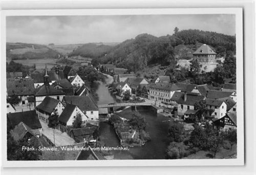 Waischenfeld vom Malerwinkel aus gesehen ungelaufen Gute Erhaltung.