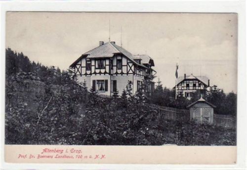 Altenberg Altenberg mit Prof. Dr. Boerners Landhaus ungelaufen Leichter Knick oben links, sonst gut erhalten.