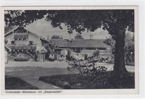Grünwald im Isartal. Grünwalder Weinbauer mit Bayernwinkl. Ungelaufen. Sehr gute Erhaltung.
