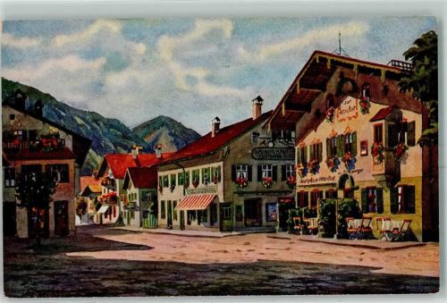 Oberammergau Am Hauptplatz V. Marschall