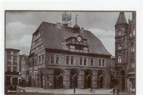 Minden Minden mit Rathaus ungelaufen Gute Erhaltung.