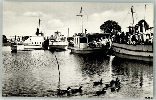 Ostseebad Prerow Hafen Dampfer