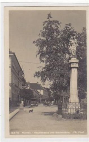 Murnau. Hauptstrasse Mariensäule gelaufen. Sehr gute Erhaltung.
