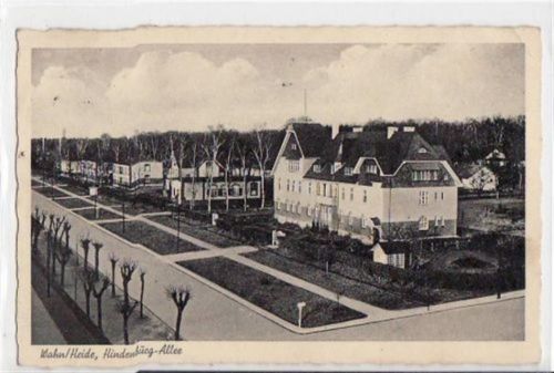 Köln Wahn 711 Köln - Wahn - Heide mit Hindenburg - Allee gelaufen von 1939 kleiner Knick oben links, sonst gut erhalten