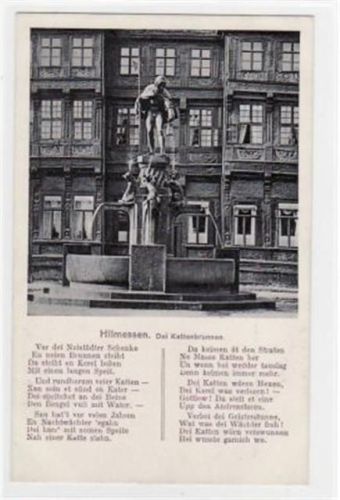 Hildesheim Hildesheim. Katzenbrunnen ungelaufen Gute Erhaltung.