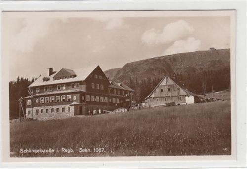 Schlingelbaude - Kreis Hirschberg / Jelenia Góra im Riesengebirge ungelaufen Sehr gut erhalten.