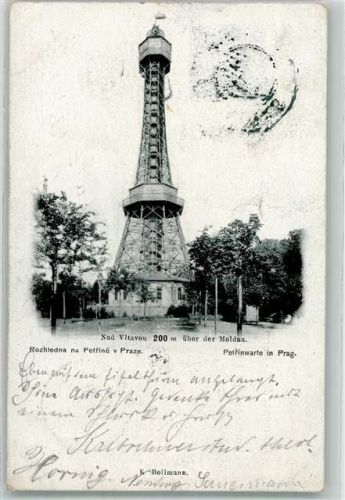 Prag 1897 Petrinwarte