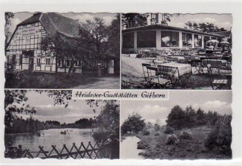 Gifhorn. Kurhaus Gaststätte " Am Heidesee " ungelaufen Top Erhaltung.
