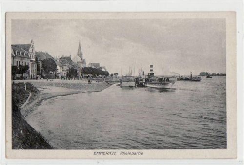 Emmerich mit Rheinpartie ungelaufen Leichter Knick rechte Seite, sonst gut erhalten