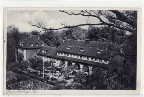 Recklinghausen mit Jugendherberge Oer gelaufen, mit Marke und Stempel von 1938. Gute Erhaltung.