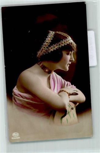 Verlag Amag Serie 60659-5 handcoloriert Frauenschönheit Haarmode