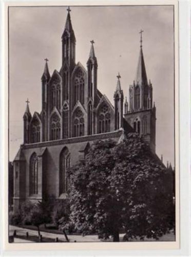 Neubrandenburg. Ostseite von der Marienkirche. Ungelaufen. Top Erhaltung.