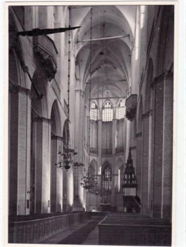 Stralsund Stralsund mit Marienkirche, Mittelschiff und Chor ungelaufen Top Erhaltung.