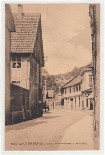 Bad Lauterberg im Harz. Ritscherstrasse Weinberg ungelaufen Gute Erhaltung.