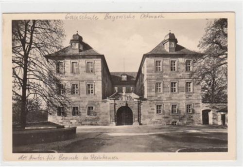 Steinhausen Gauschule Bayer. Ostmark des Amtes für Beamte. Außenansicht der Gauschule ungelaufen Gute Erhaltung.