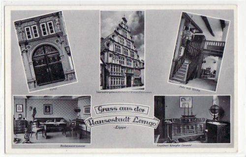 Lemgo, 5 Abbildungen mit Hexenbürgermeisterhaus ungelaufen Leichter Bug unten links, sonst gut erhalten
