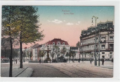 Aachen Aachen. Kaiserplatz ungelaufen Leicht fleckig, sonst gut erhalten