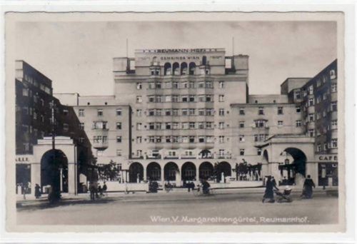 Wien V. mit Margarethengürtel, Reumannhof ungelaufen Top Erhaltung.