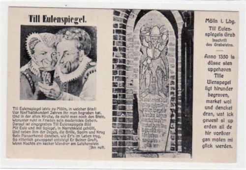 Mölln mit Till Eulenspiegel ungelaufen Gute Erhaltung.