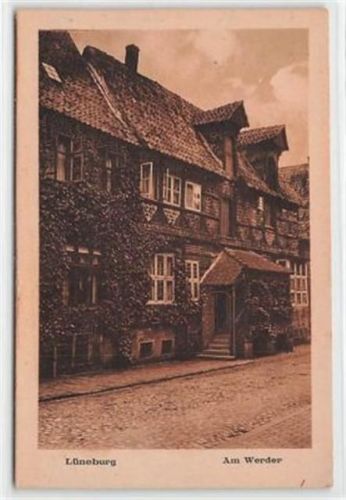 Lüneburg Lüneburg. Partie am Werder ungelaufen Leichter Knick linke Seite, leicht stockfleckig, sonst gut erhalten
