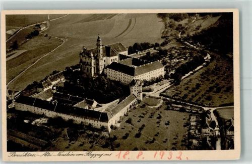 Neresheim Fliegeraufnahme Benediktinerabtei