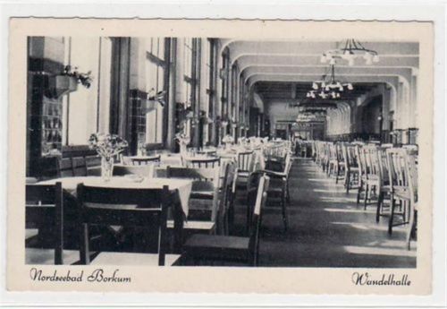 Borkum Borkum mit Wandelhalle, Innenansicht ungelaufen Gute Erhaltung.
