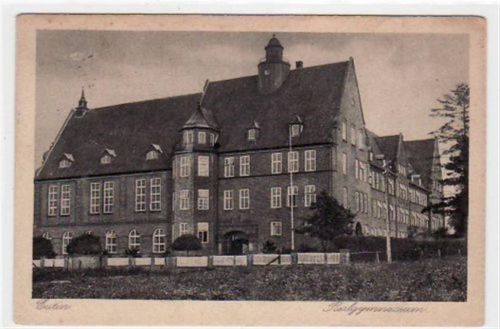 Eutin Eutin mit Realgymnasium gelaufen, 1941 kleiner Knick unten links, leicht stockfleckig, sonst gut erhalten