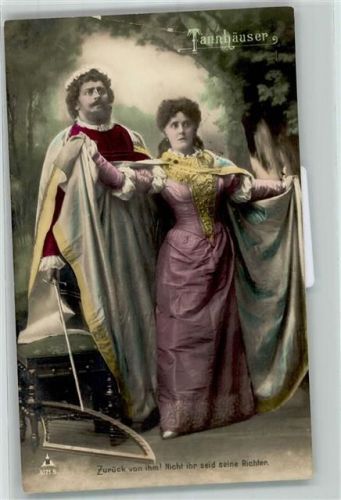 1907 Tannhäuser Darsteller Photochemie Serie 4171-5 AK