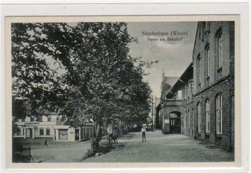 Nordenham mit Partie am Bahnhof ungelaufen Gute Erhaltung.