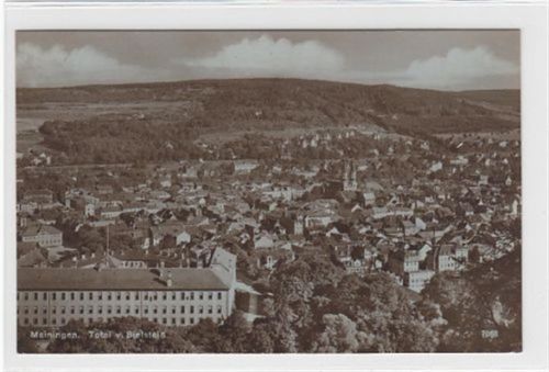 Meiningen Meiningen. Totale vom Bielstein gelaufen, 1927. Gute Erhaltung.