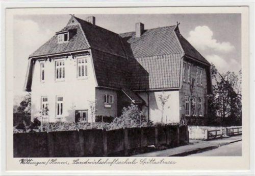 Wittingen. Landwirtschaftschule in der Spittastrasse ungelaufen Top Erhaltung.