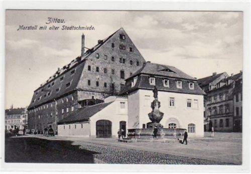 Zittau Zittau mit Marstall und alter Stadtschmiede ungelaufen Gute Erhaltung.