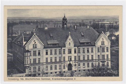Straubing. Bischöfliche Seminar in der Krankenhausgasse 4. Ungelaufen. Gute Erhaltung.