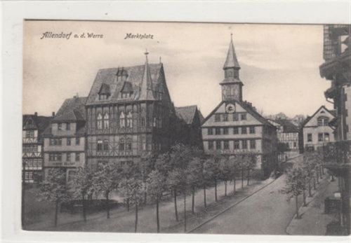Bad Sooden-Allendorf Allendorf a. d. Werra. Marktplatz ungelaufen Gute Erhaltung.