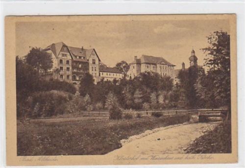 Bad Altheide Bad Altheide - Polanica-Zdrój / Kreis Glatz - Klodzko mit Klosterhof, Waisenhaus und kath. Kirche gelaufen 1924. Leicht fleckig, sonst gut erhalten