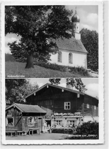 Murnau. Ramsachkirche Gaststätte zum ähndl ungelaufen Gute Erhaltung.