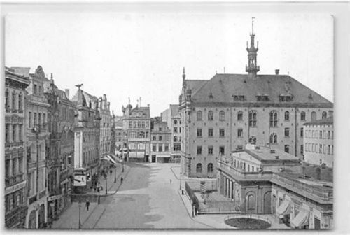 Posen / Poznan. Alter Markt mit Hauptwache ungelaufen Gute Erhaltung.