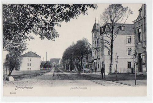 Buxtehude Buxtehude mit Bahnhofstrasse ungelaufen Top Erhaltung.