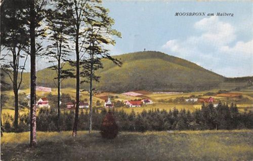 Moosbronn am Malberg gelaufen. Gute Erhaltung.
