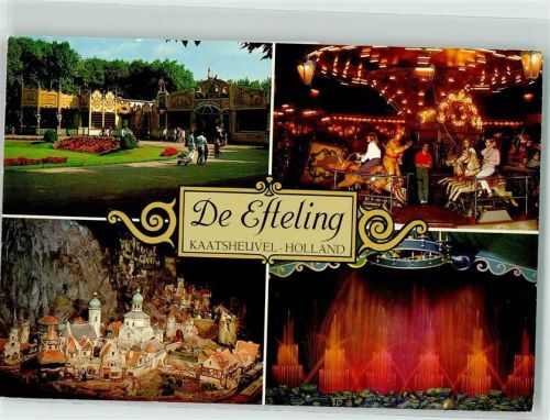 Kaatsheuvel 1987 Freizeitpark De Efteling Karussell AK