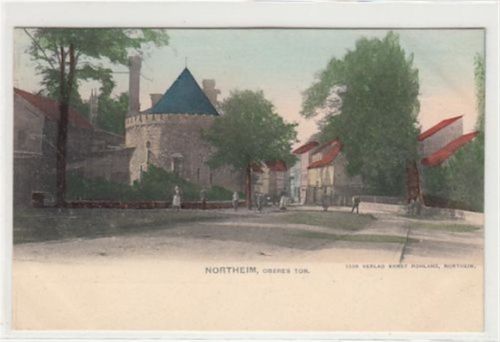 Northeim Northeim. Obere Tor. ungelaufen um 1900 Ecken mit Albumabdrücken, sonst gut erhalten
