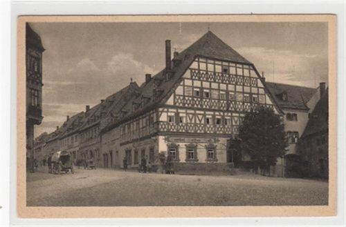 Hartenstein im Erzgebirge. altdeutsche Gasthaus " Weisses Ross " ungelaufen Gute Erhaltung.