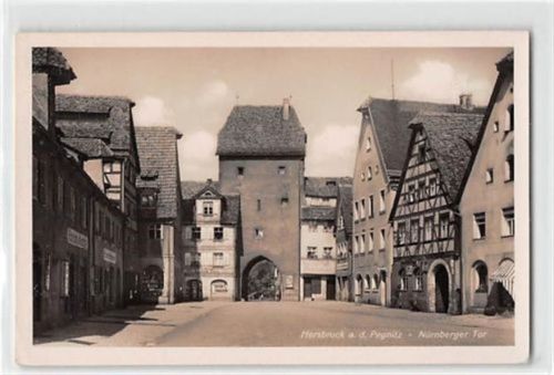 Hersbruck an der Pegnitz. Nürnberger Tor ungelaufen Gute Erhaltung.
