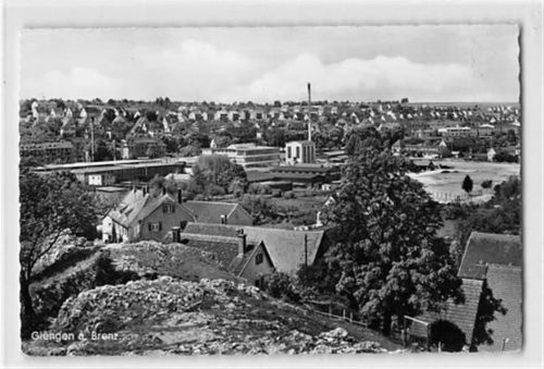 Giengen an der Brenz. Blick auf die Stadt ungelaufen Sehr gut erhalten.