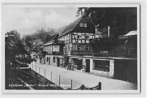 Rathen Kurort Rathen, Sächsische Schweiz. Landhaus Bücker ungelaufen Gute Erhaltung.