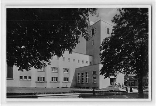 Pirmasens Pirmasens. Straßenseite vom Stadtbad ungelaufen Gute Erhaltung.