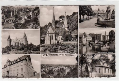 Hadamar Hadamar im Westerwald mit Konvikt, Kirche und Kapelle ungelaufen Gute Erhaltung.